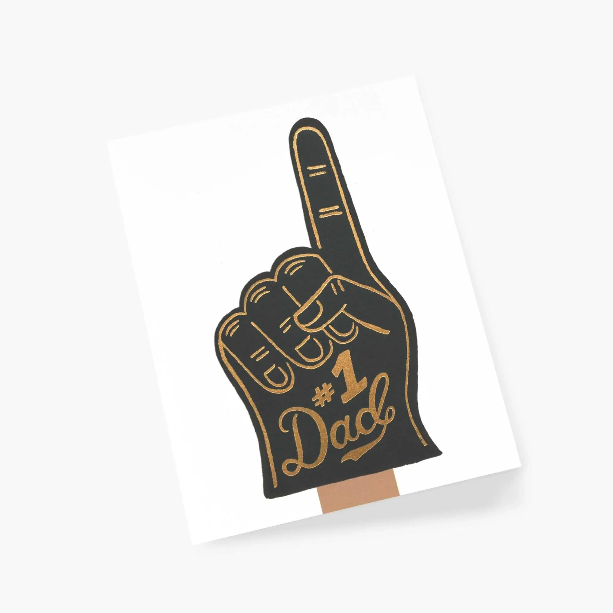 #1 Dad Foam Finger Card
