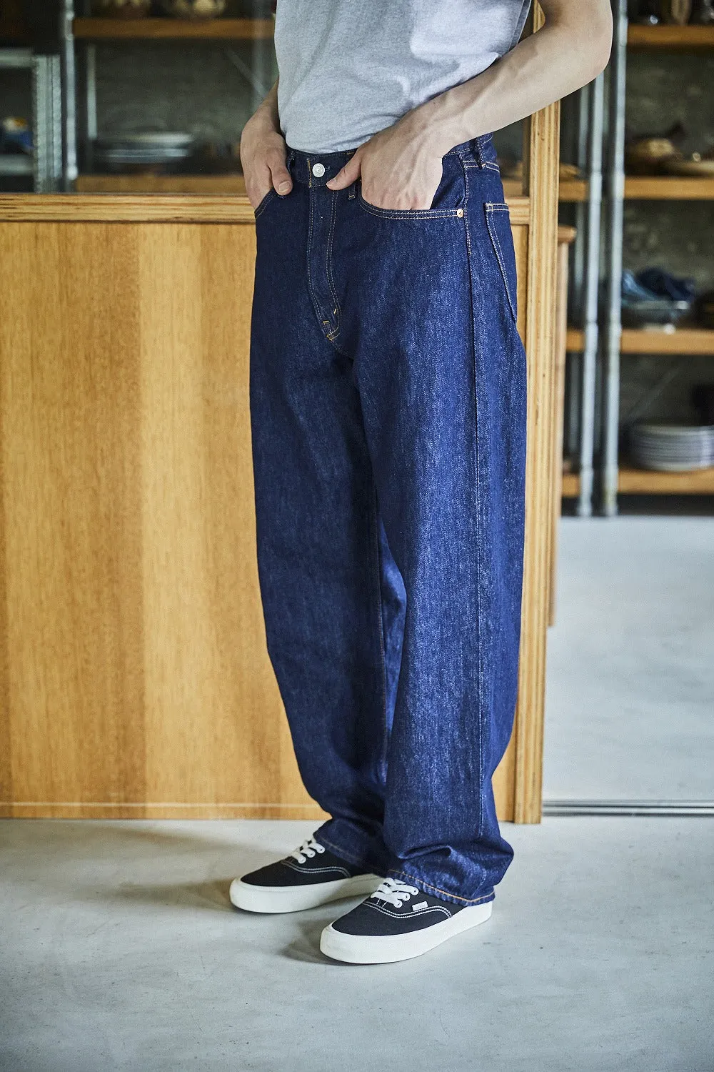 101 Dad Fit Denim Jeans - One Wash