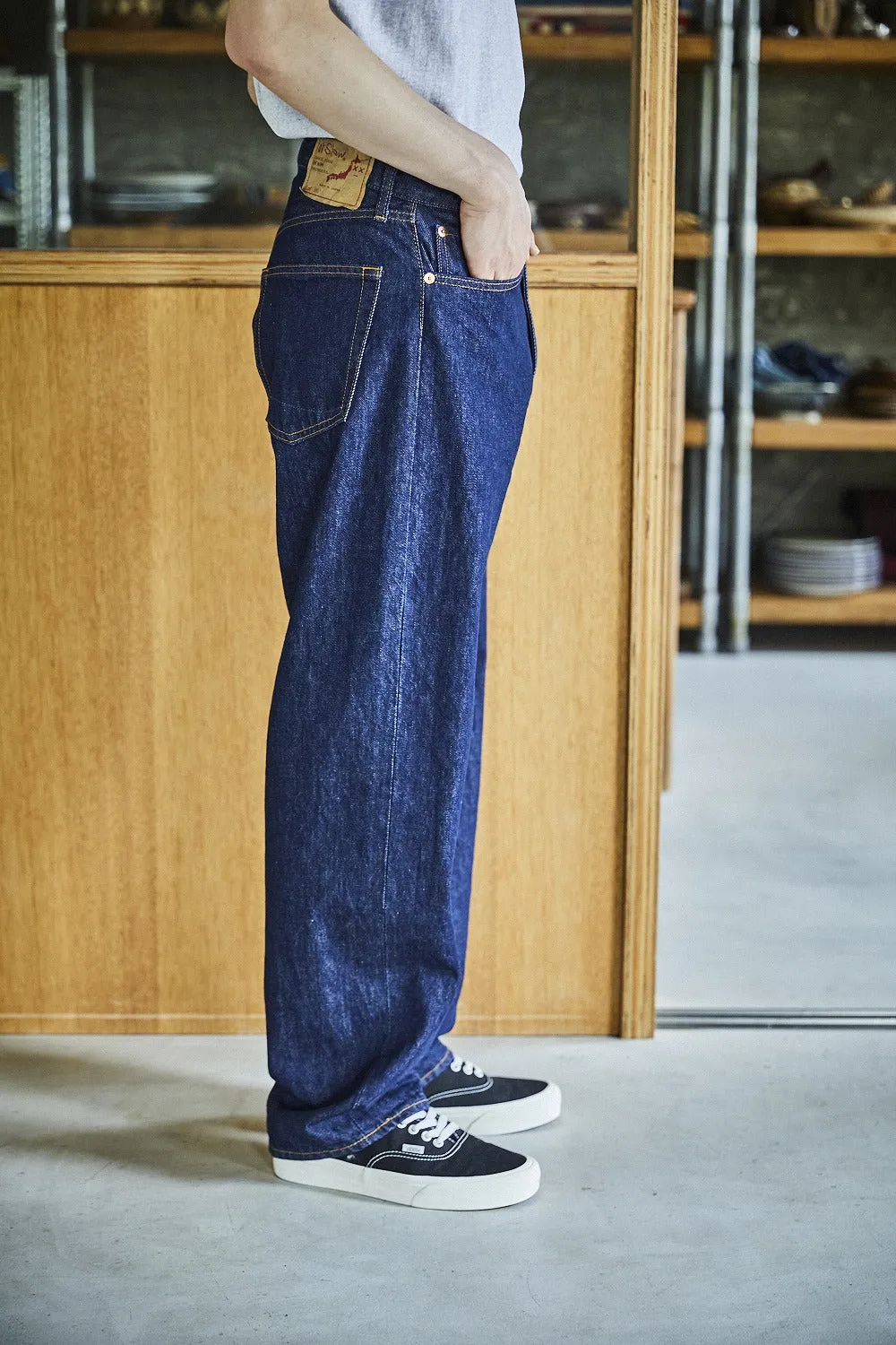 101 Dad Fit Denim Jeans - One Wash