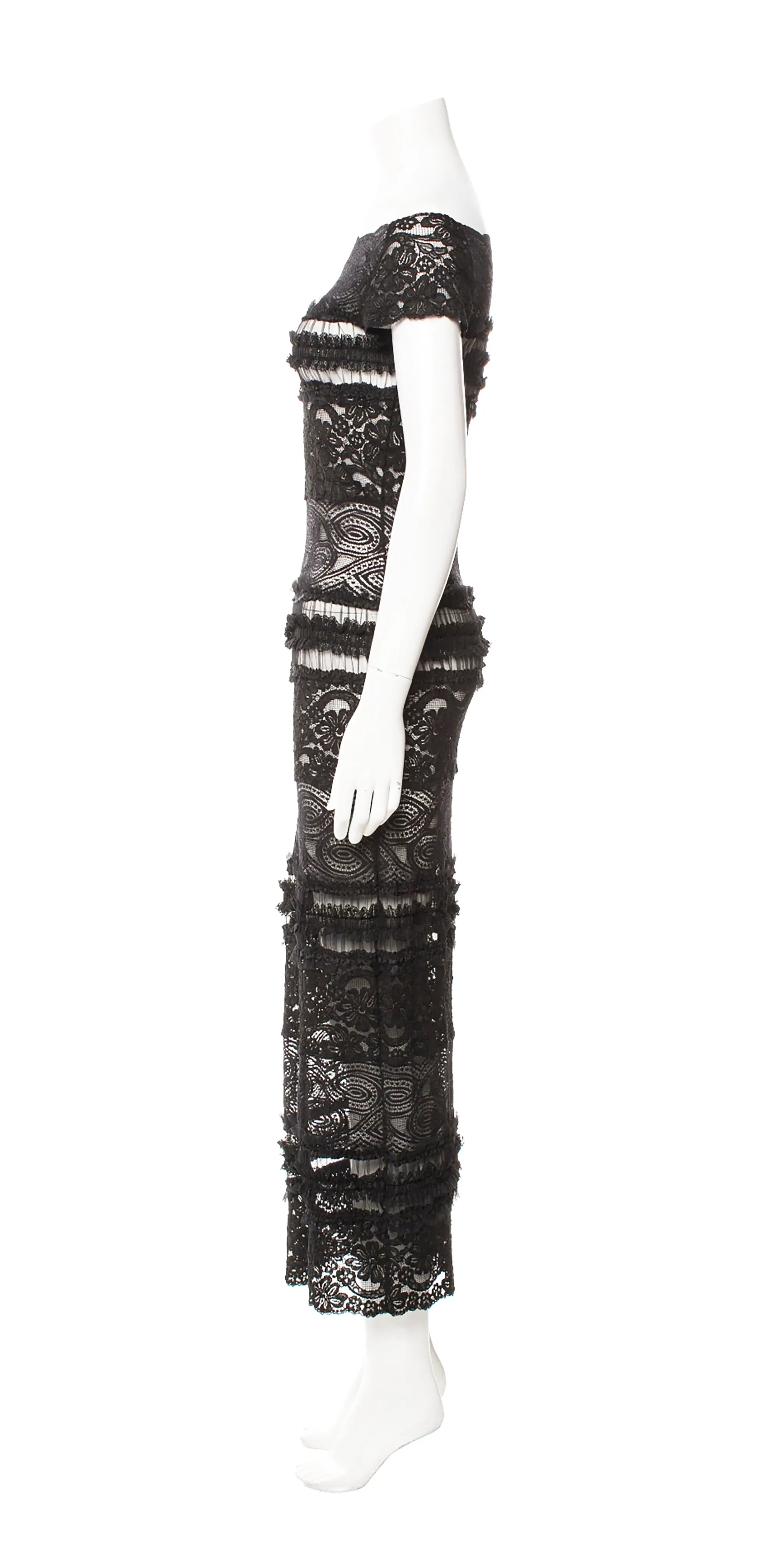 2000s CHRISTIAN LACROIX lace Gown