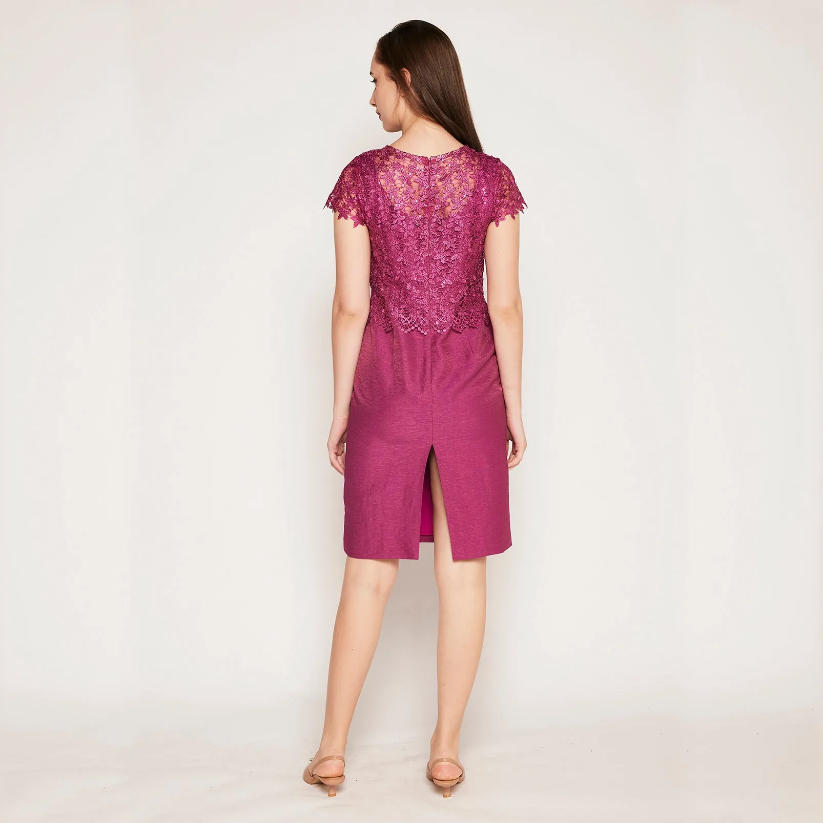 Alia Floral Lace Dress