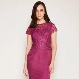 Alia Floral Lace Dress