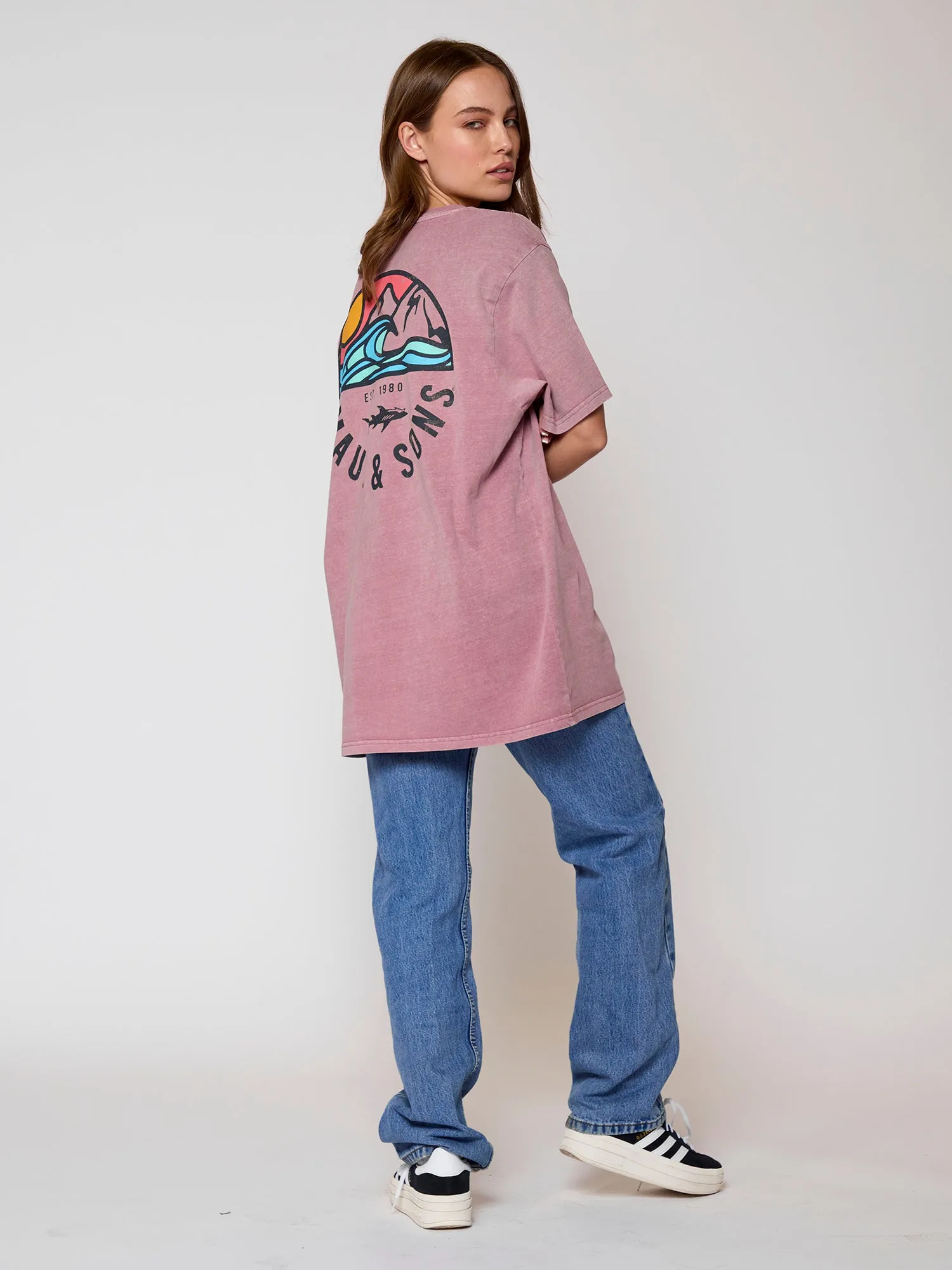 All Season Unisex T-Shirt in Foxglove