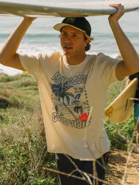 Aloha Vibes Unisex T-Shirt in Whitecap Gray