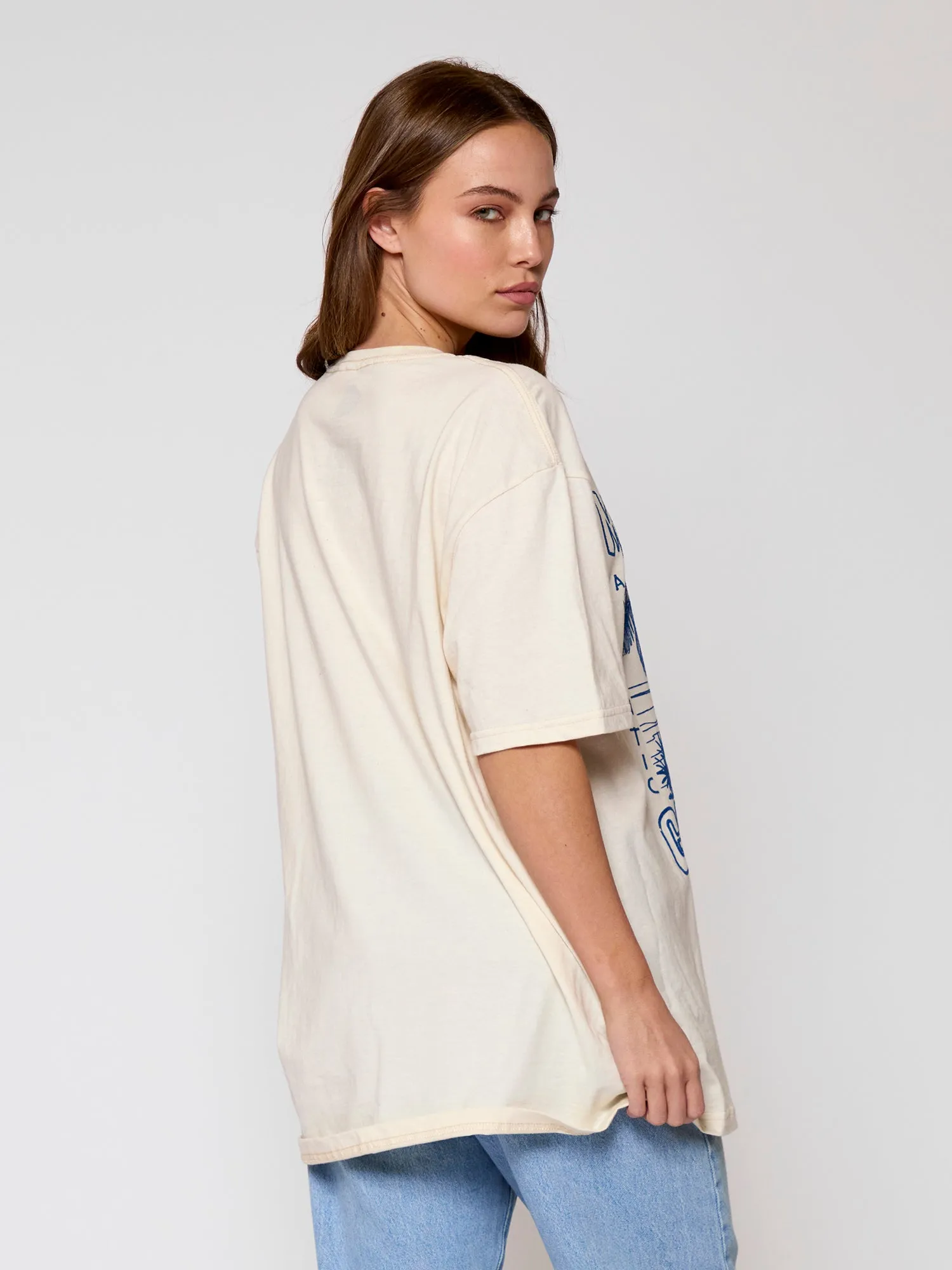 Aloha Vibes Unisex T-Shirt in Whitecap Gray