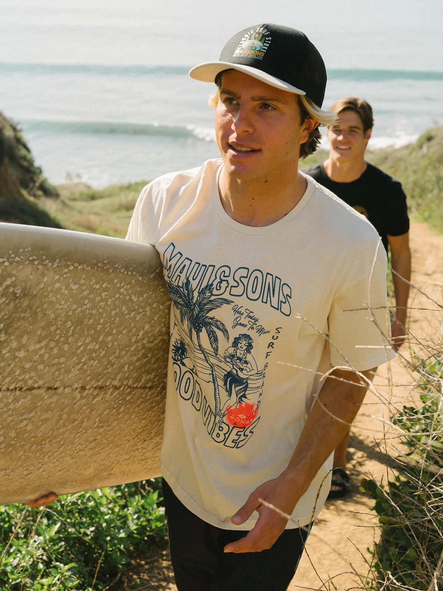 Aloha Vibes Unisex T-Shirt in Whitecap Gray