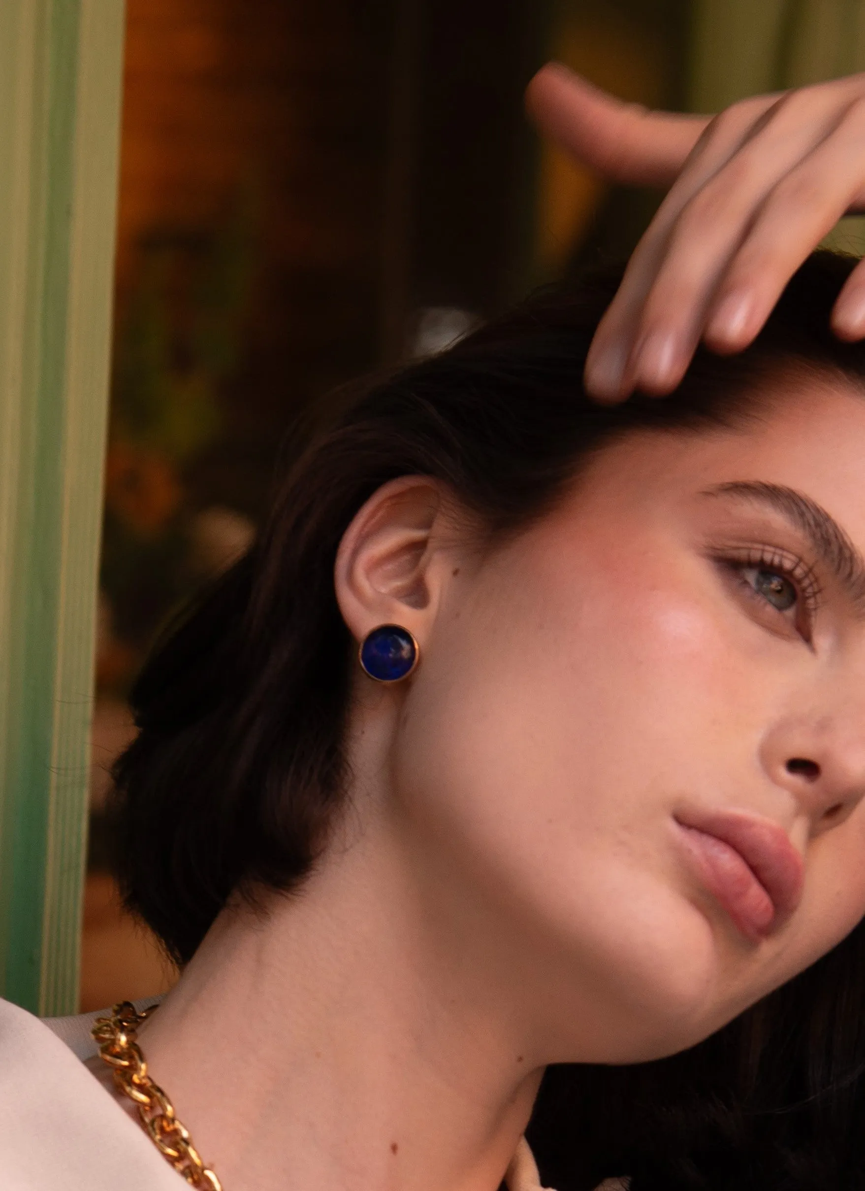 Anga Maxi Stud Earrings