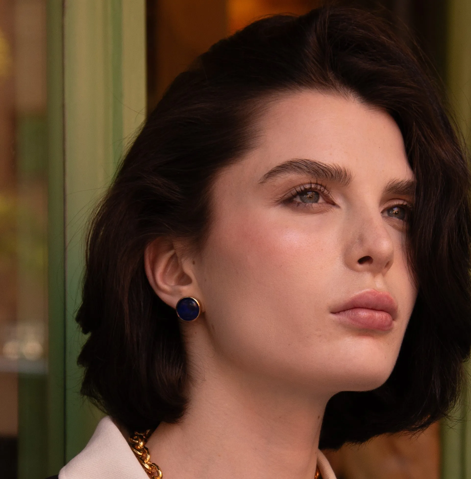 Anga Maxi Stud Earrings