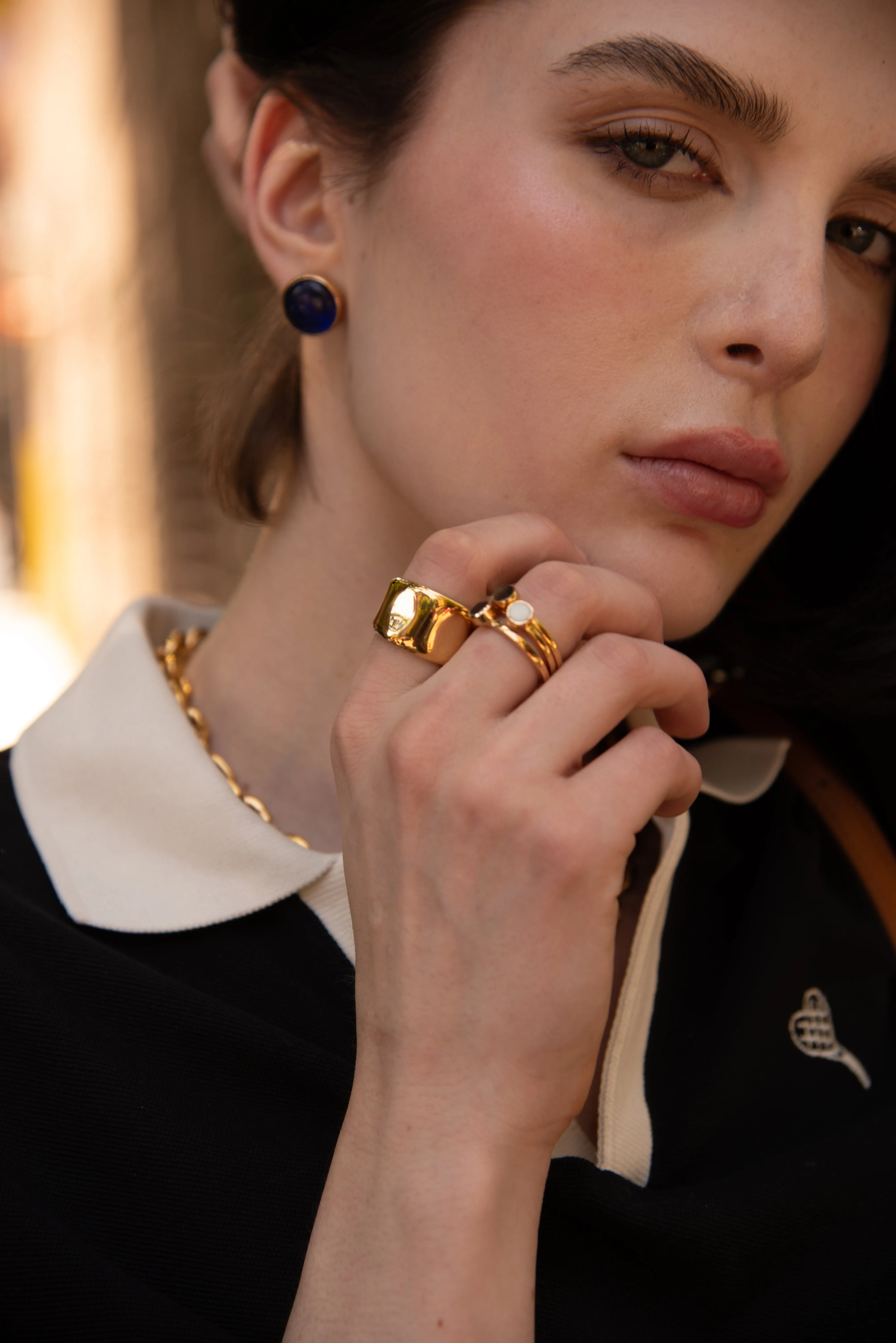 Anga Maxi Stud Earrings