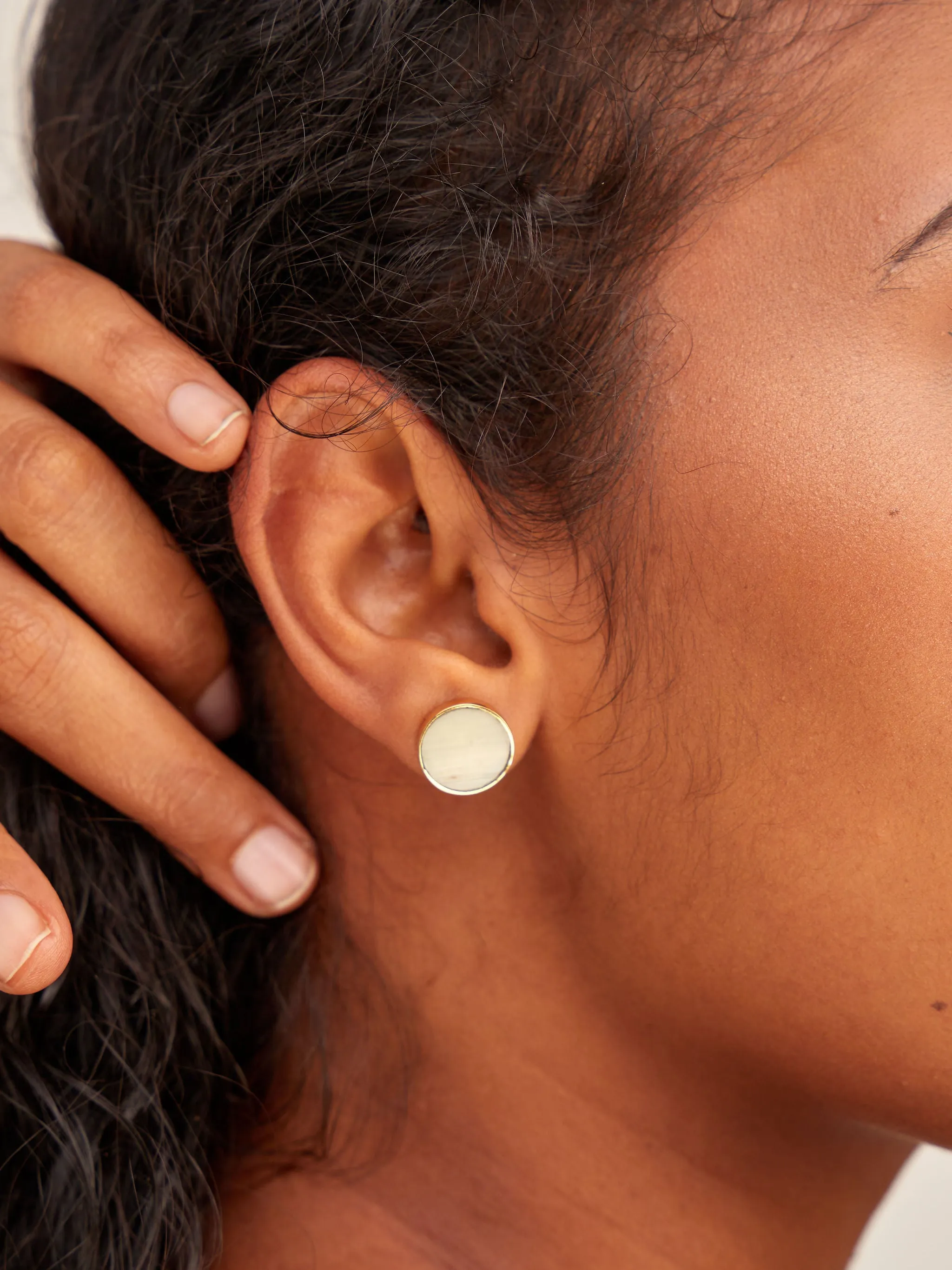Anga Maxi Stud Earrings
