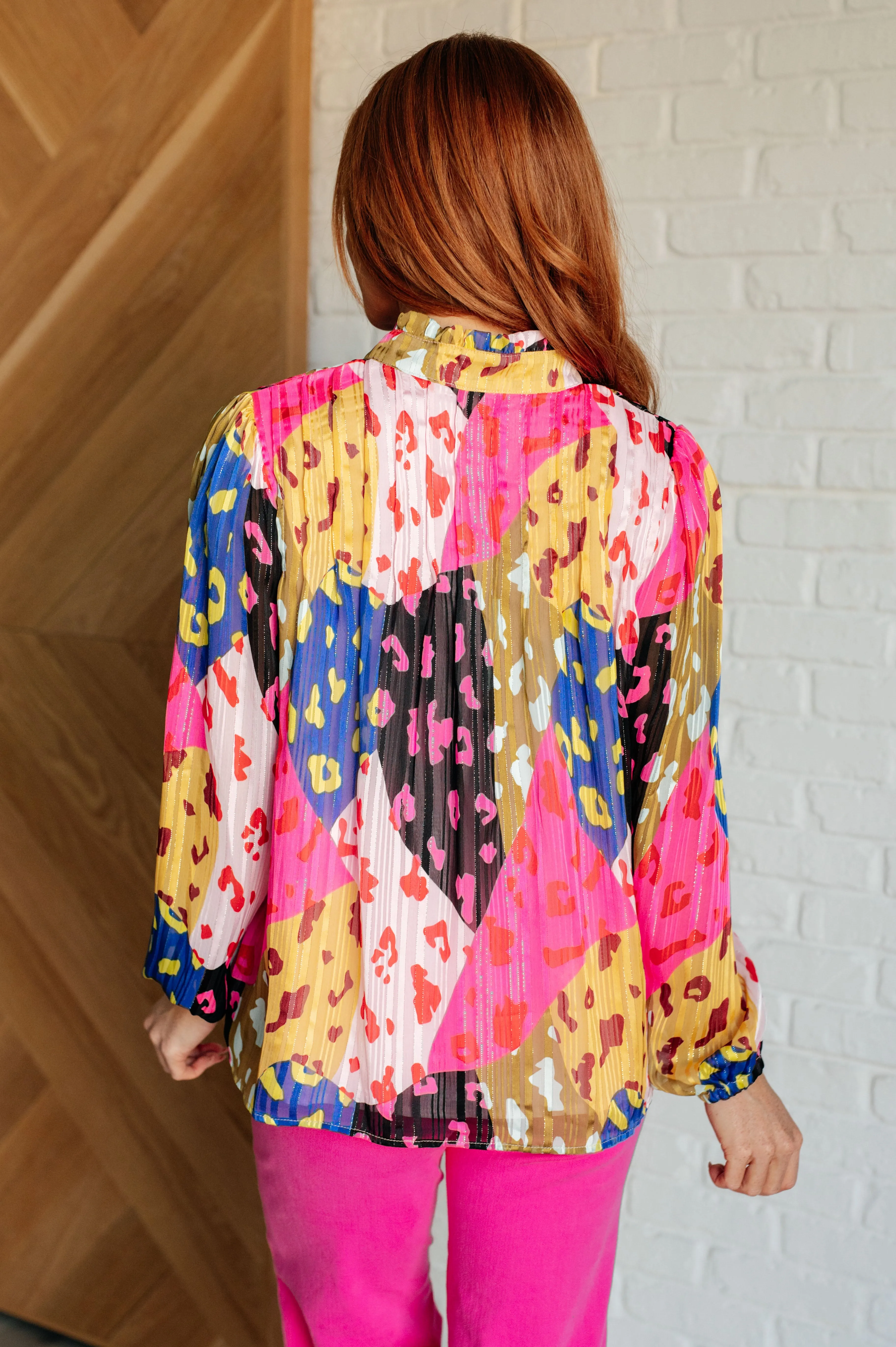 Animal Print Blouse