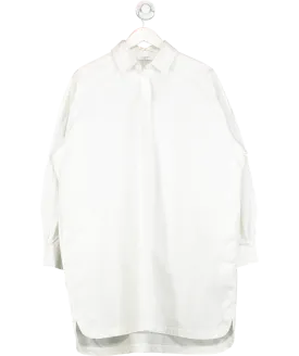 Anine Bing White Cotton Midi Shirt Dress UK XS