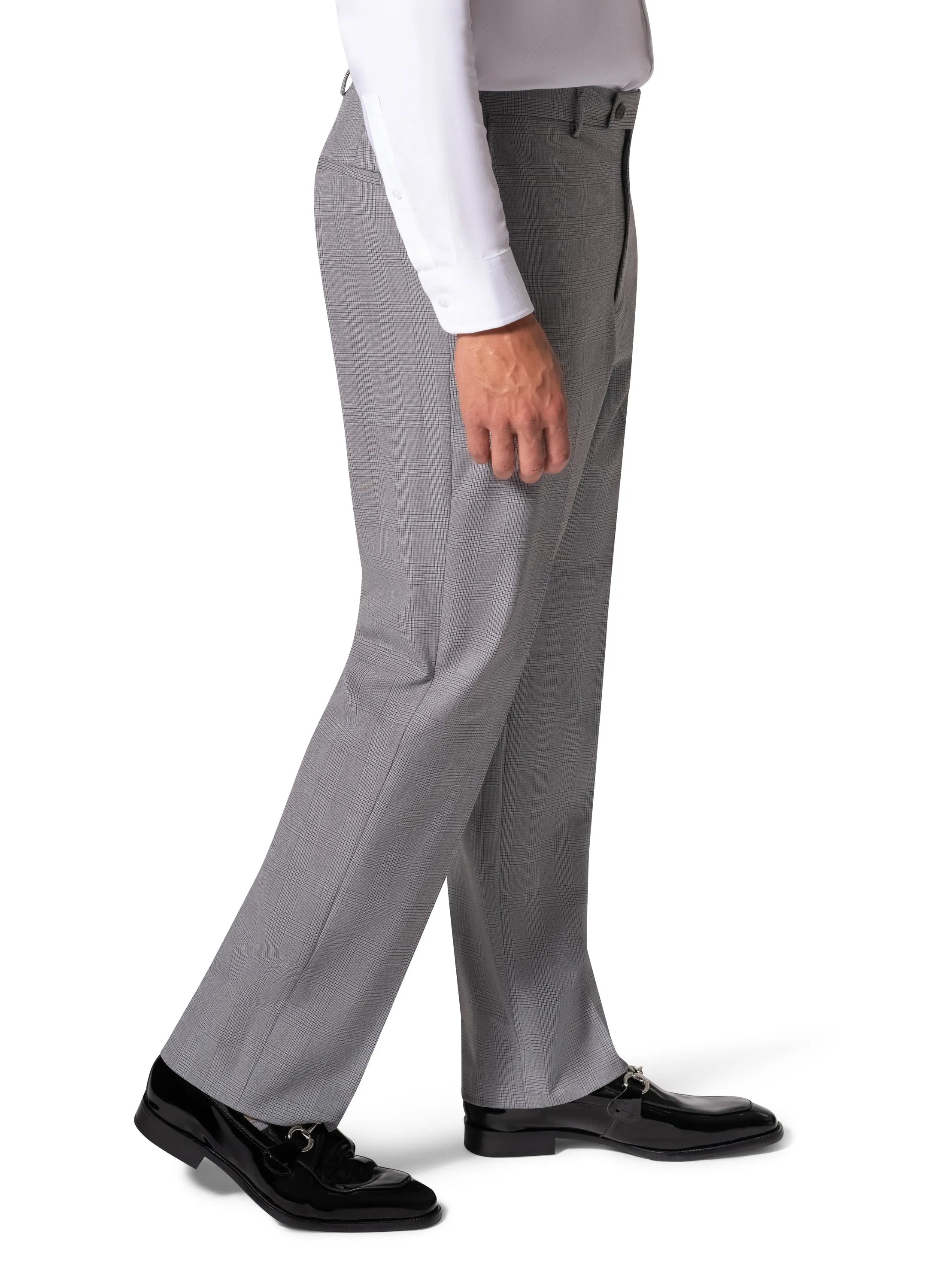 Berragamo BP04KE-07 3PC Notch Modern Suit - Grey