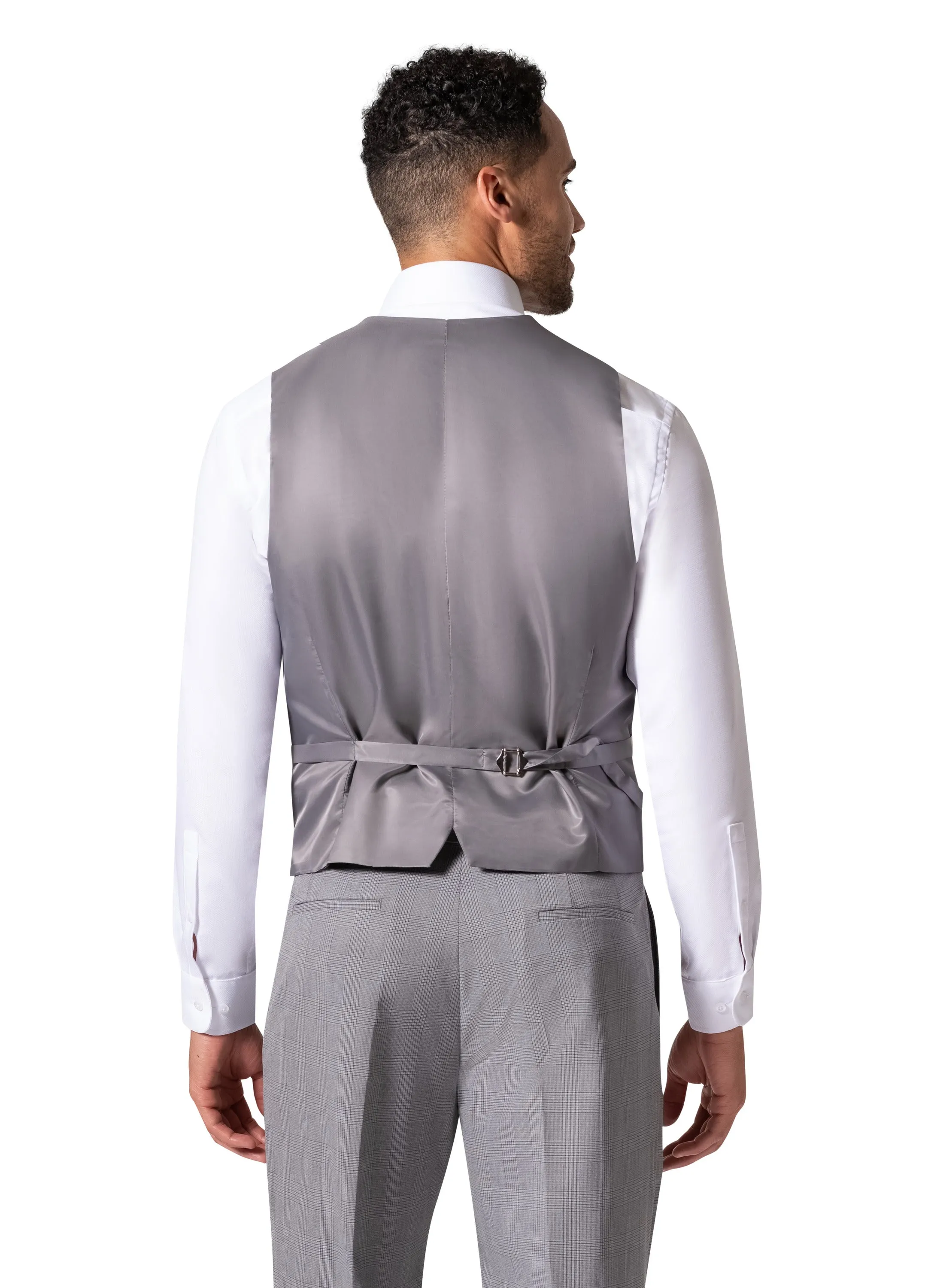 Berragamo BP04KE-07 3PC Notch Modern Suit - Grey