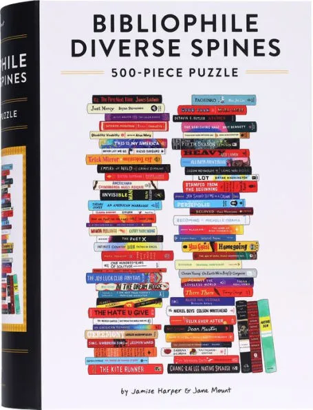 Bibliophile Diverse Spines Puzzle {500 pcs.}