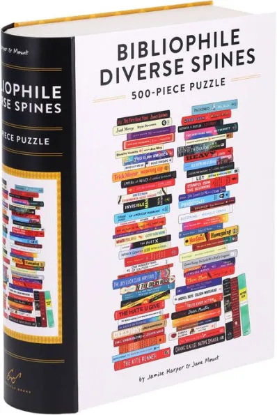 Bibliophile Diverse Spines Puzzle {500 pcs.}