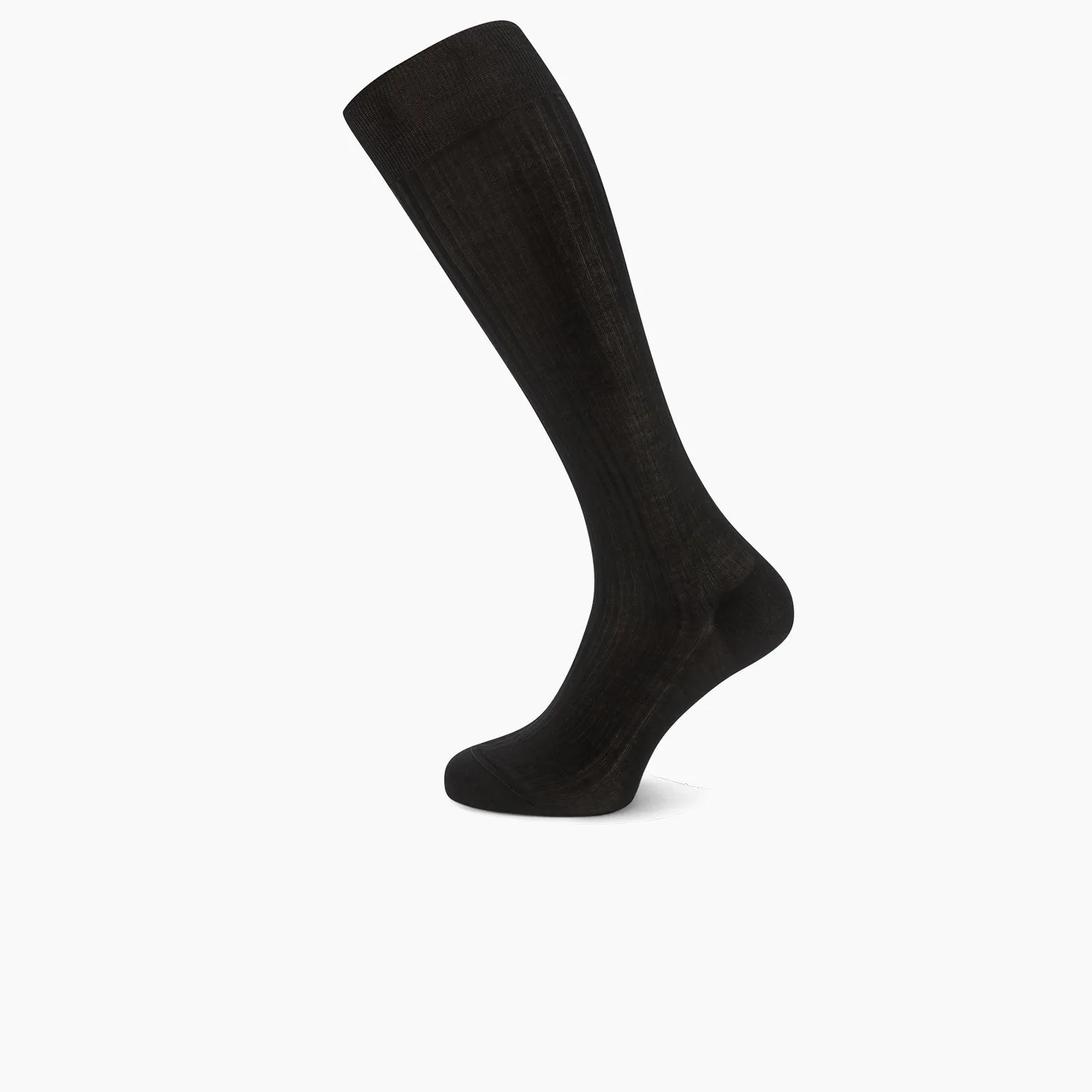 Black Long Cotton Socks