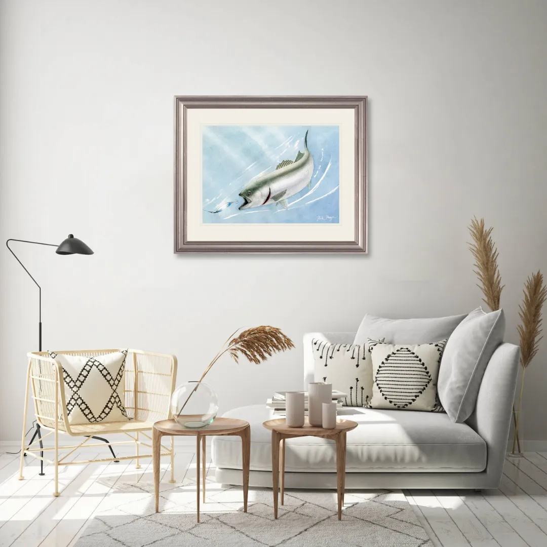Bluefish and Kastmaster Print