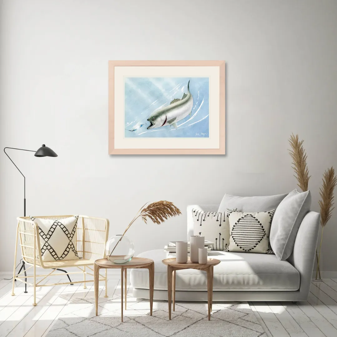 Bluefish and Kastmaster Print