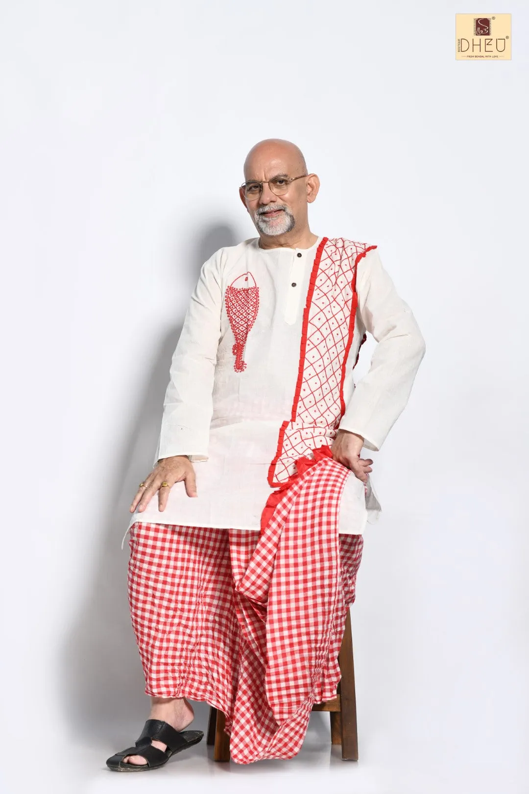 Bor Korta - Dhoti Kurta Full Set