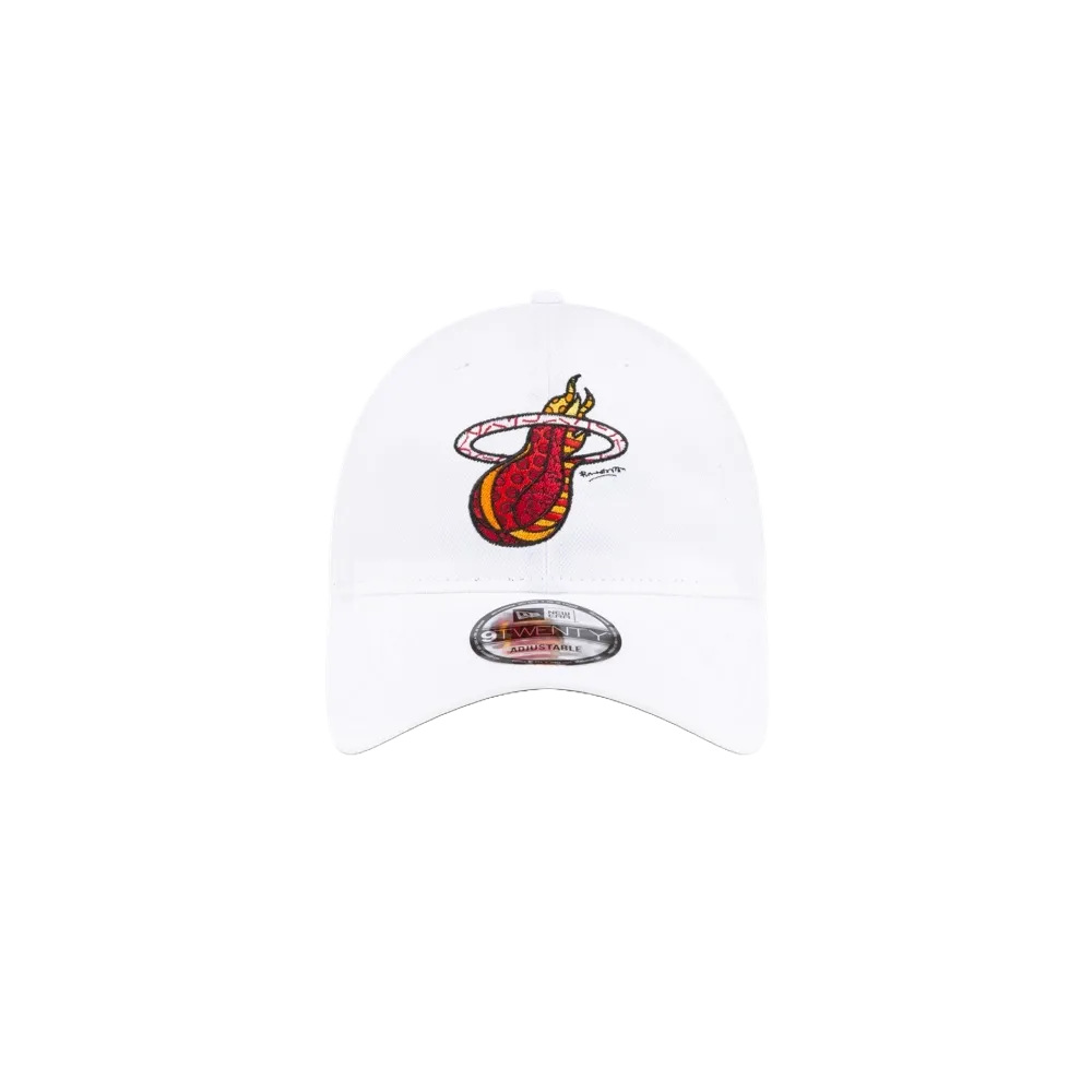 Britto x HEAT Logo White Dad Hat