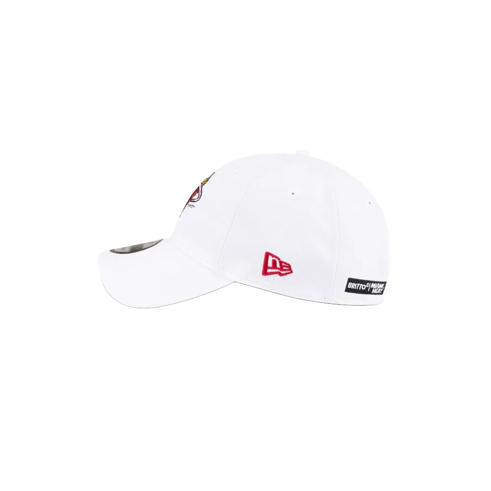 Britto x HEAT Logo White Dad Hat