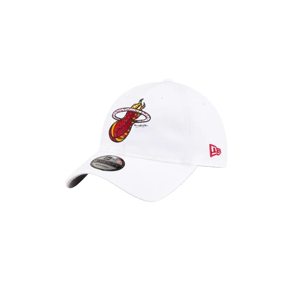 Britto x HEAT Logo White Dad Hat