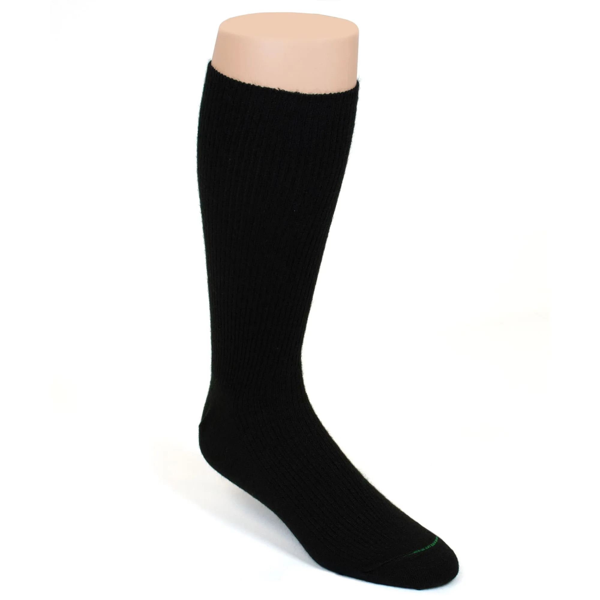 BURLINGTON DRESS ACRYLIC CREW SOCK - BLACK