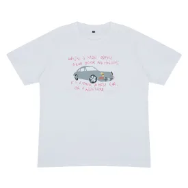 Car T-shirt - White