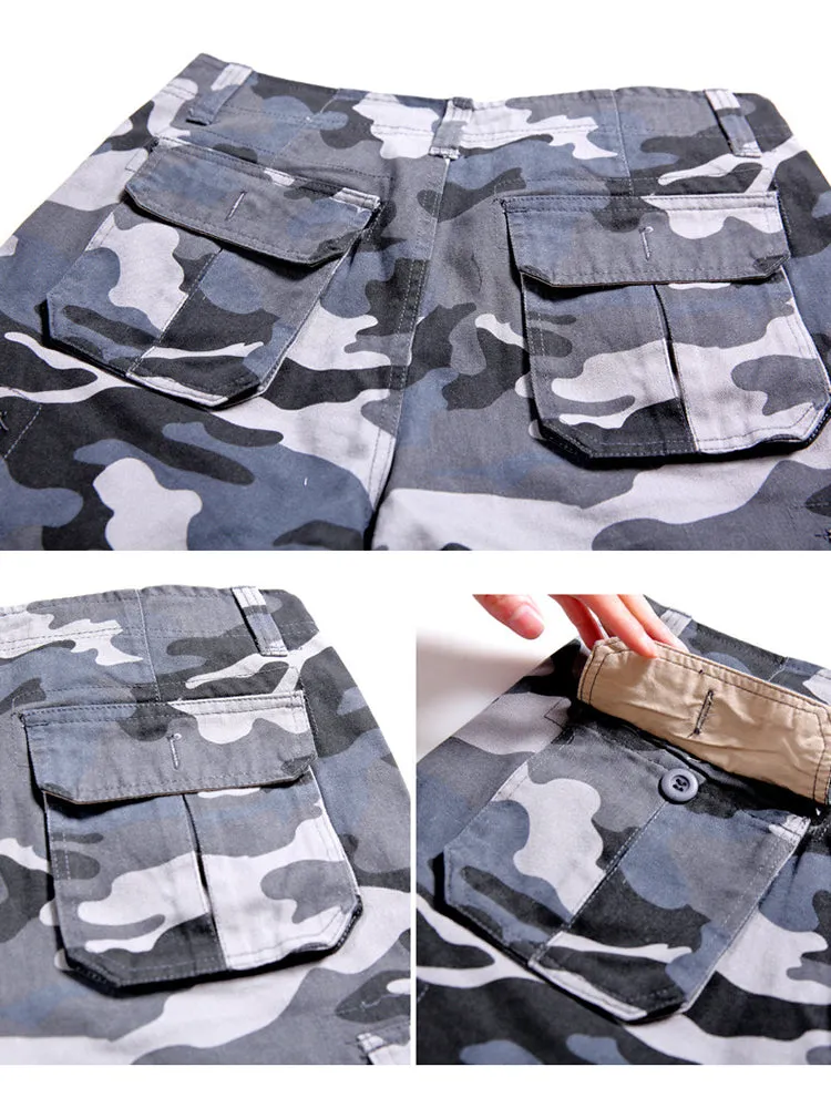 Casual Camo Cargo Shorts for Men