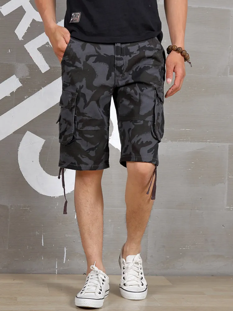 Casual Camo Cargo Shorts for Men