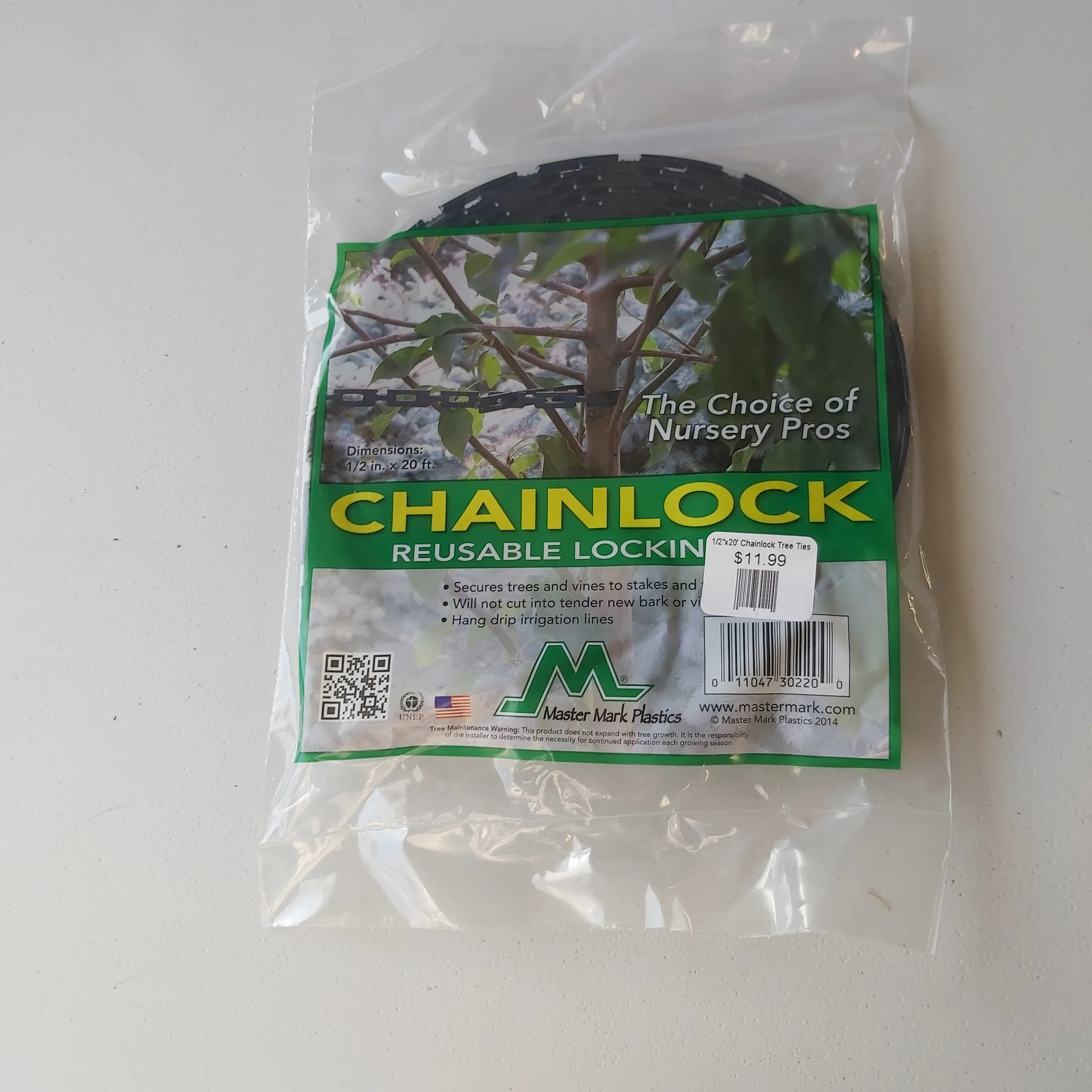 Chainlock Tree Ties 1/2" x 20'