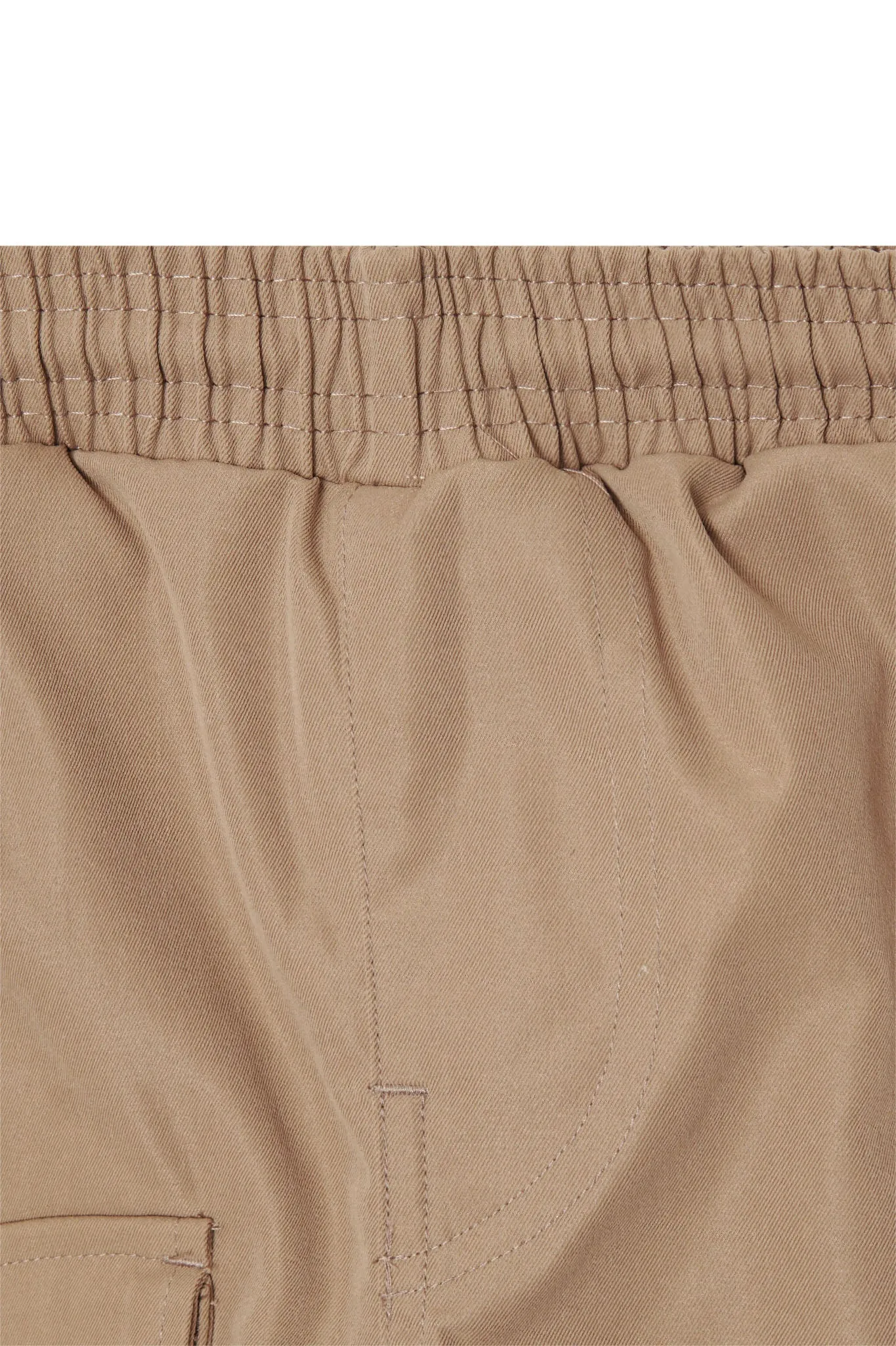 CHAMPAGNE 7 POCKET TWILL SHORTS