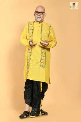CHITOL MACHER MUITTHA-Dheu Designer Kurta-Dhoti(Optional) set