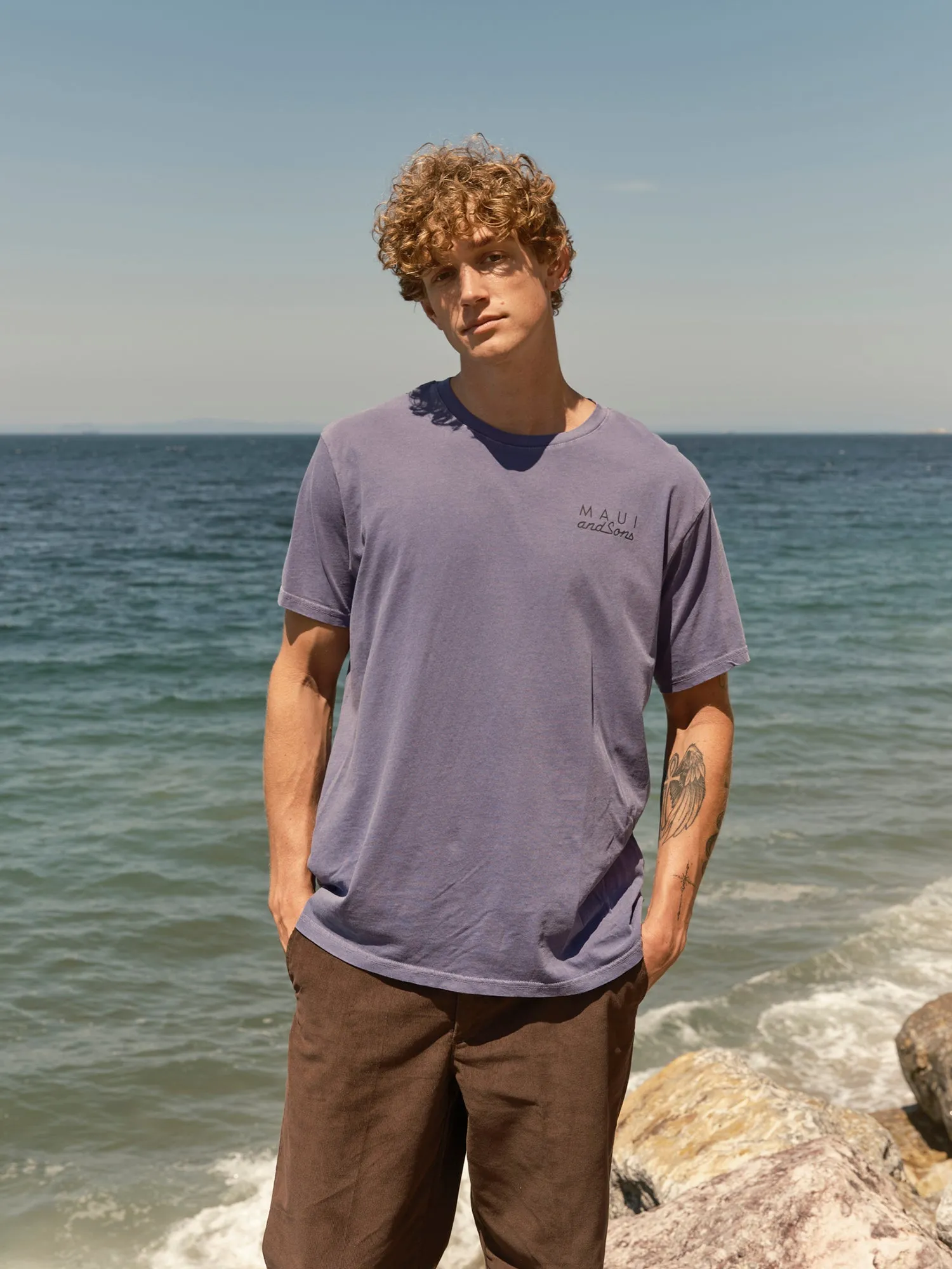 Cookie Logo T-Shirt in Dust Purple
