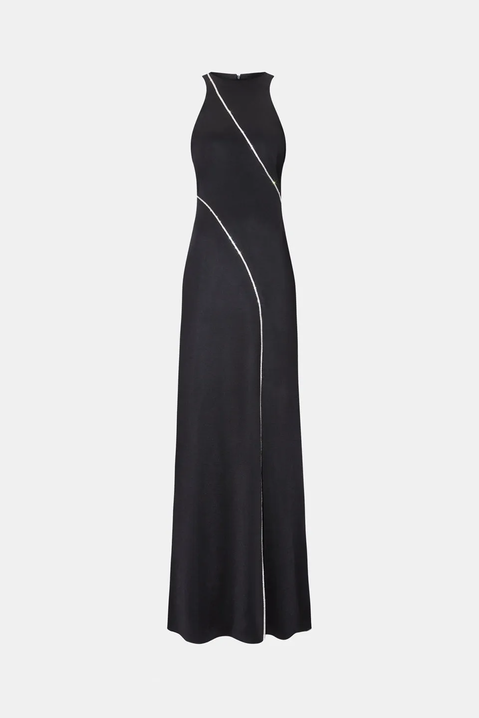 Crystal Cord Gown - Black