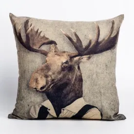 Dapper Moose Cushion Cover