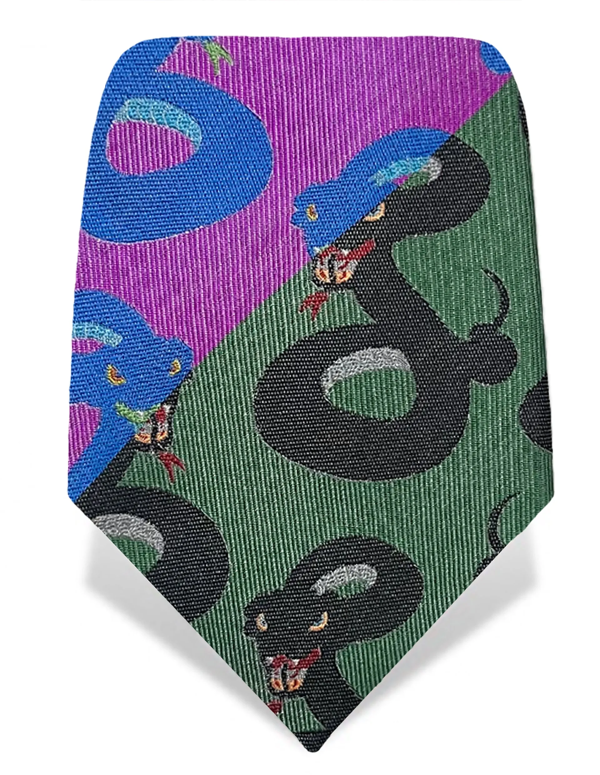 Deadly Snakes Mixed Silk Jacquard