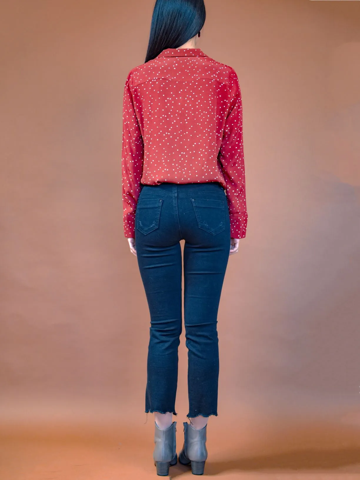 Dear Love Me Dot Blouse