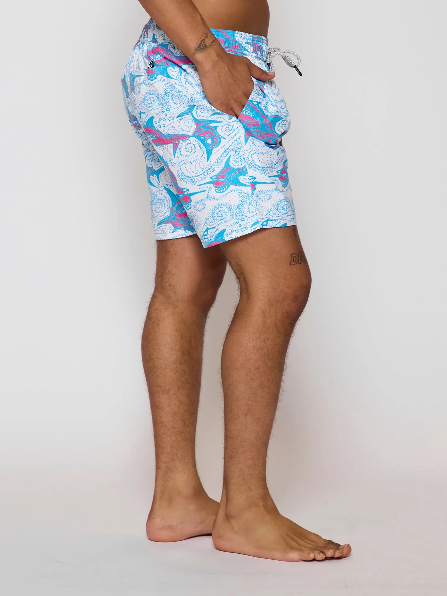 Deep Trippin Pool Shorts