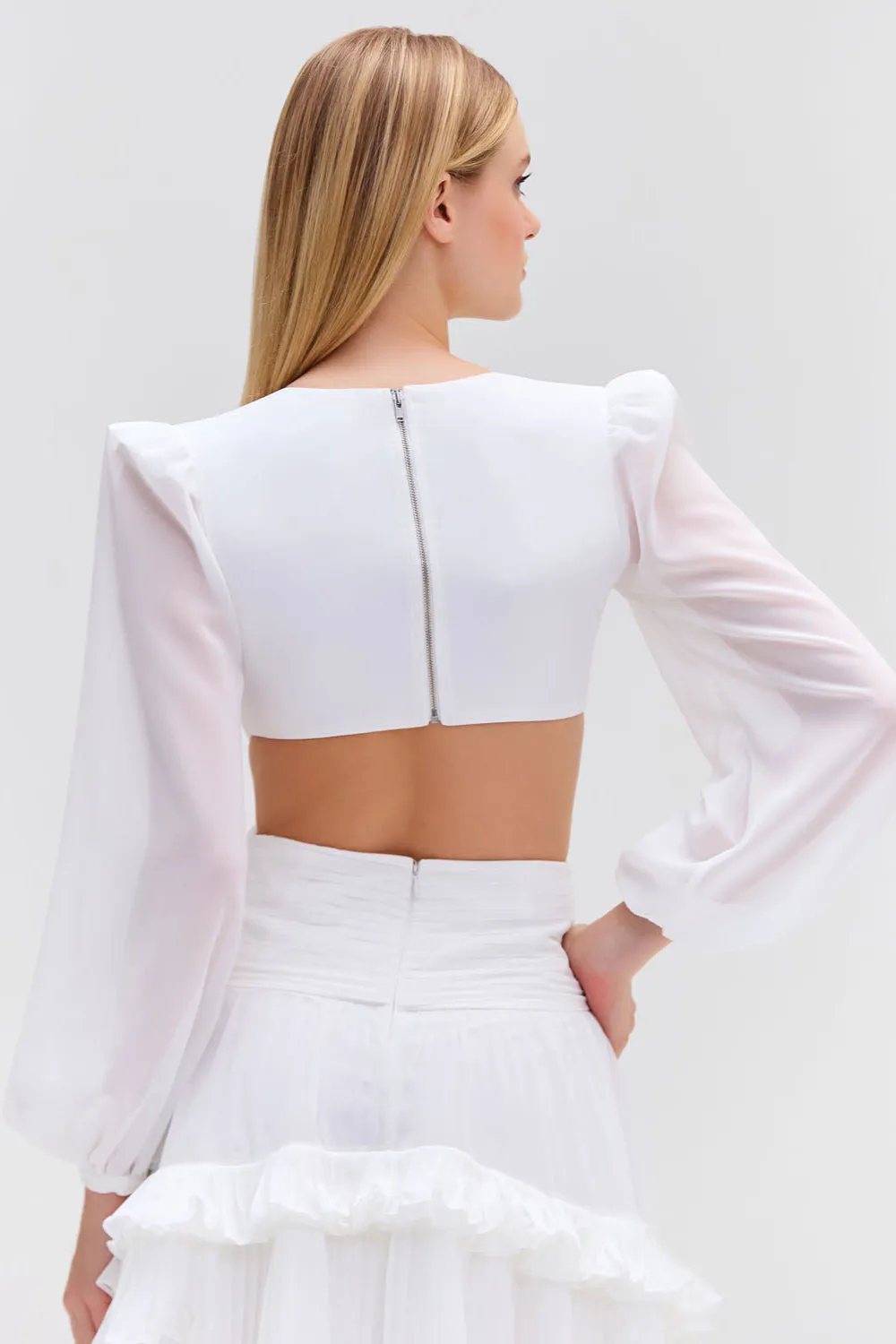 DEEP-V CUTOUT MINI DRESS