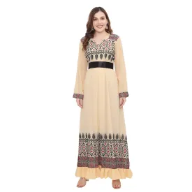 Designer Farasha Evening Henna Tea Party Gown