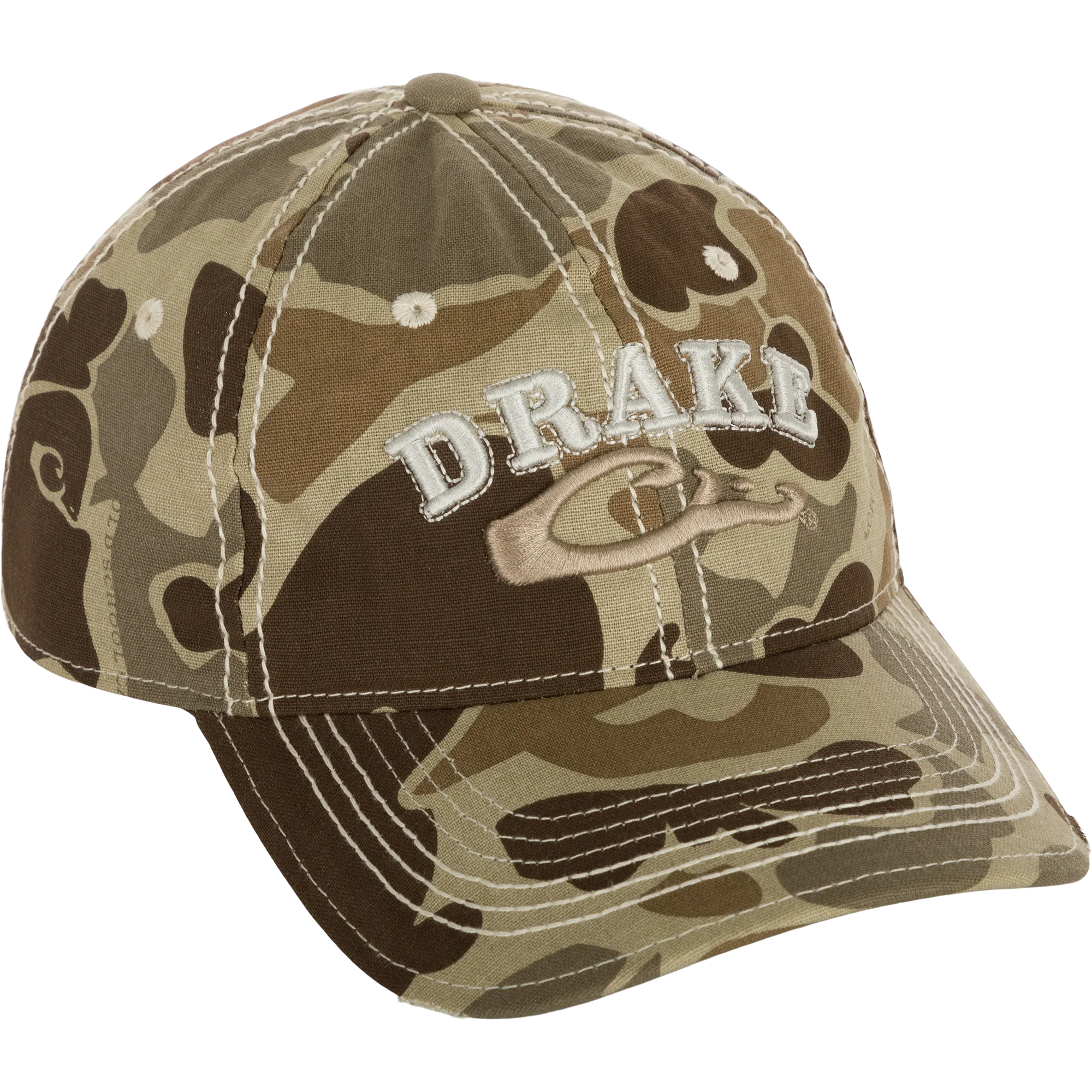 Distressed 6-Panel Ball Cap