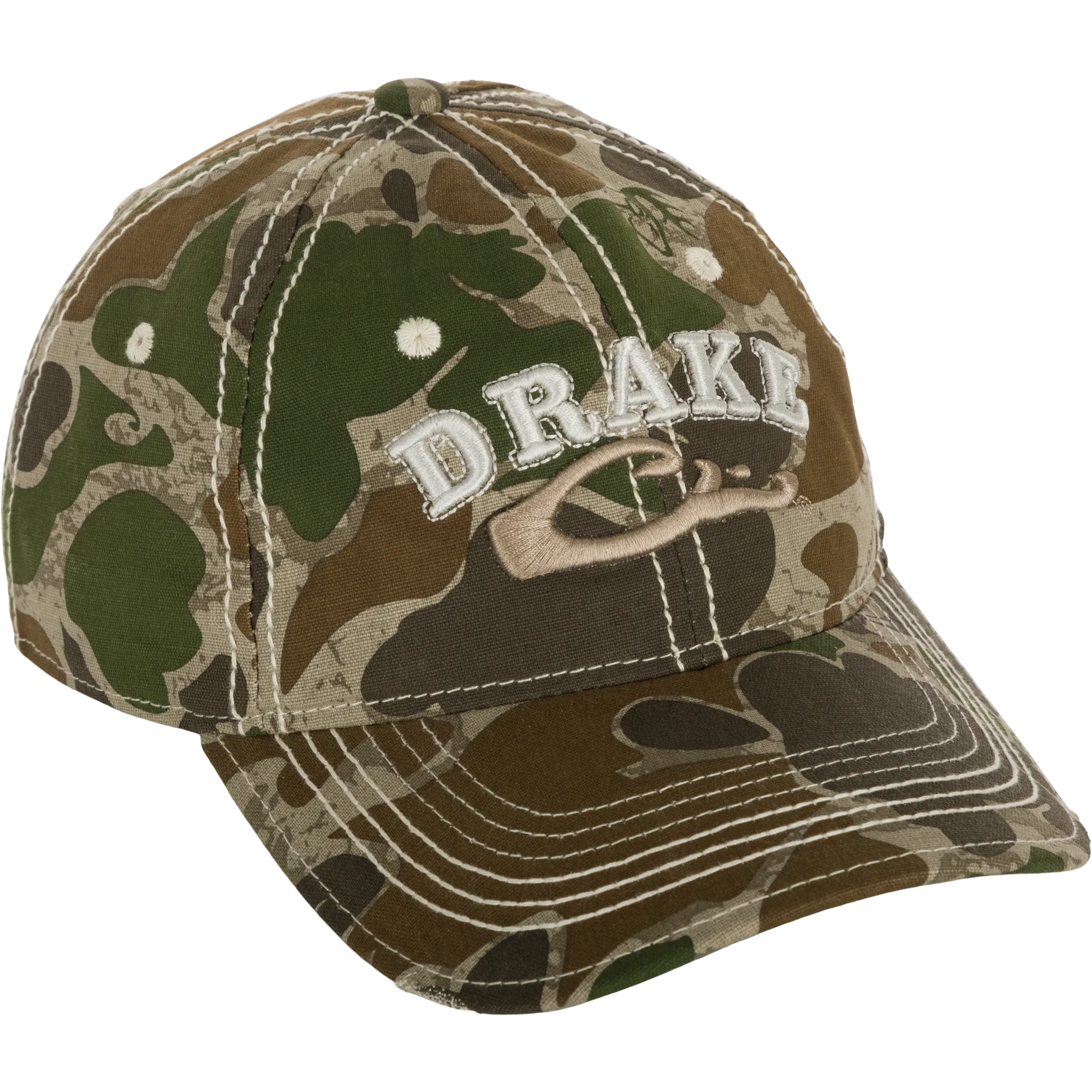 Distressed 6-Panel Ball Cap