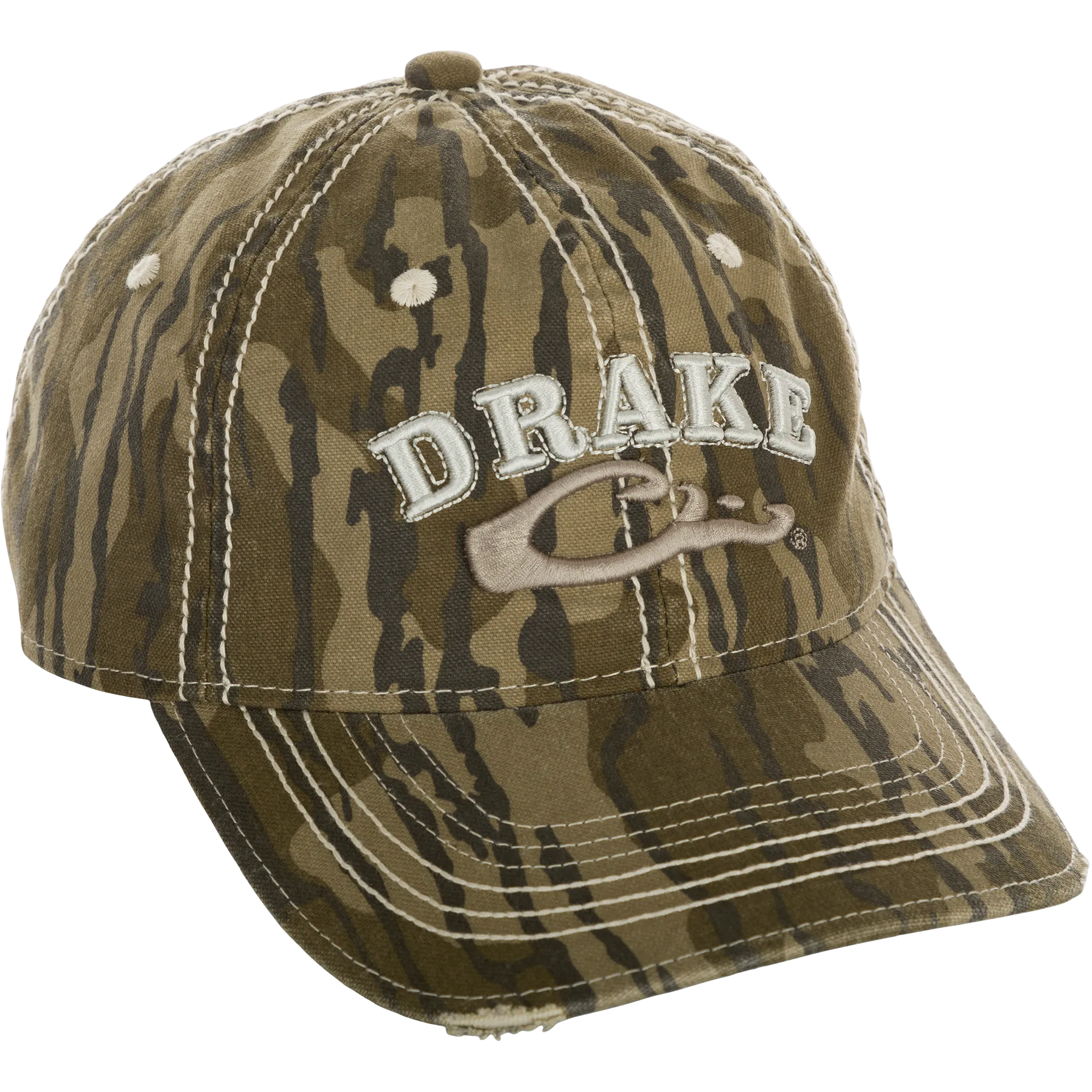 Distressed 6-Panel Ball Cap