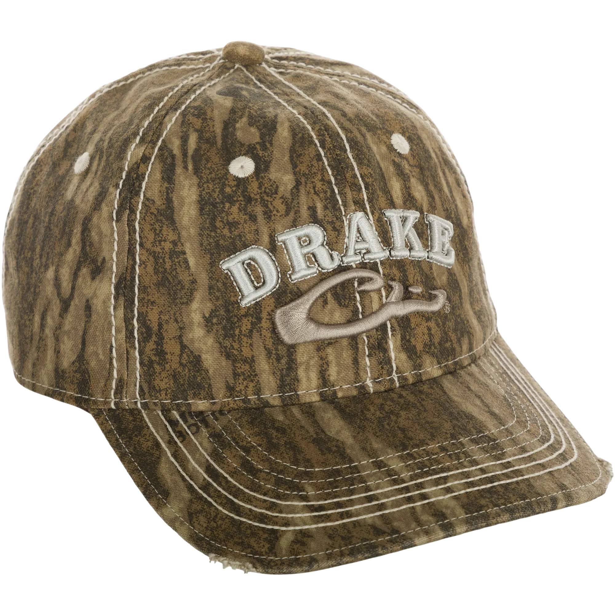 Distressed 6-Panel Ball Cap