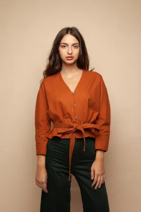 dollie shirt eco cognac <br> by Frisur