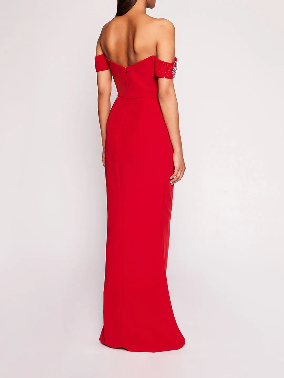 Draped Bodice Gown