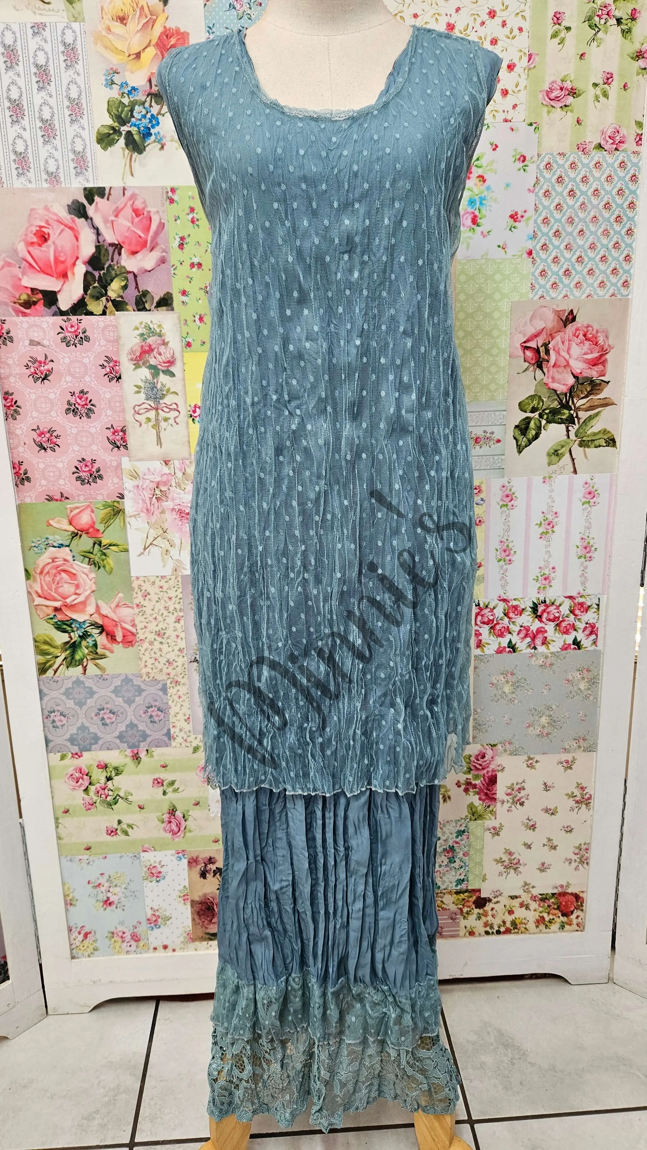 Duck Egg Blue 2-Pice Dress Set LR0552