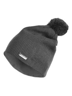 EQUESTRIAN STOCKHOLM GREY RIBBED BEANIE